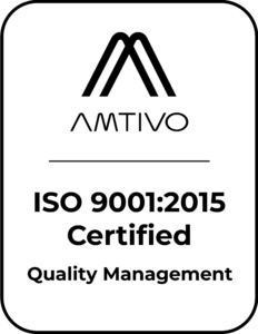 AMTIVO ISO 9001:2015 Certified